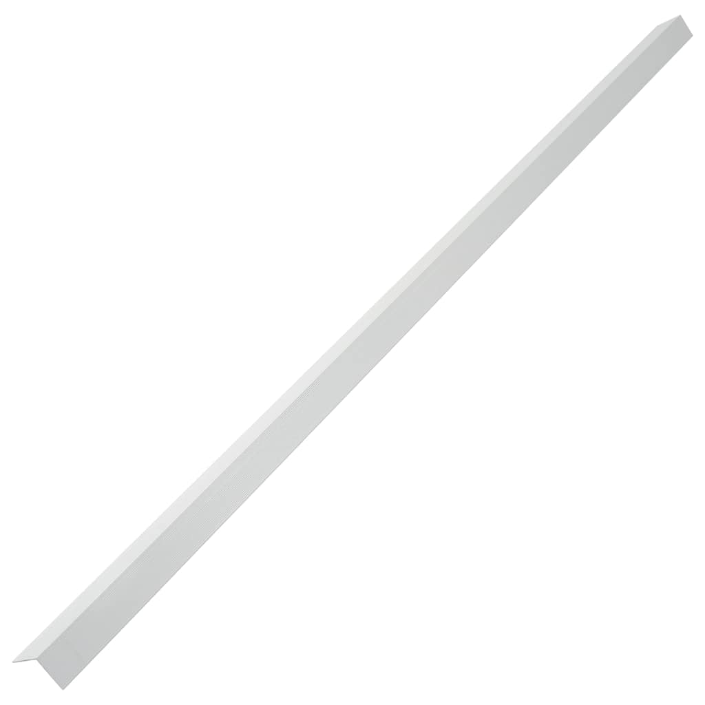 Reunuslauta 5 Kpl Alumiini 170 Cm Hopea