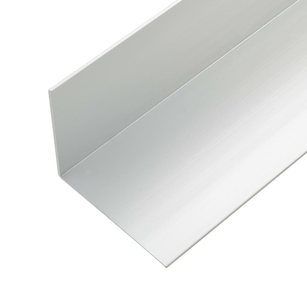Reunuslauta 5 Kpl Alumiini 170 Cm Hopea