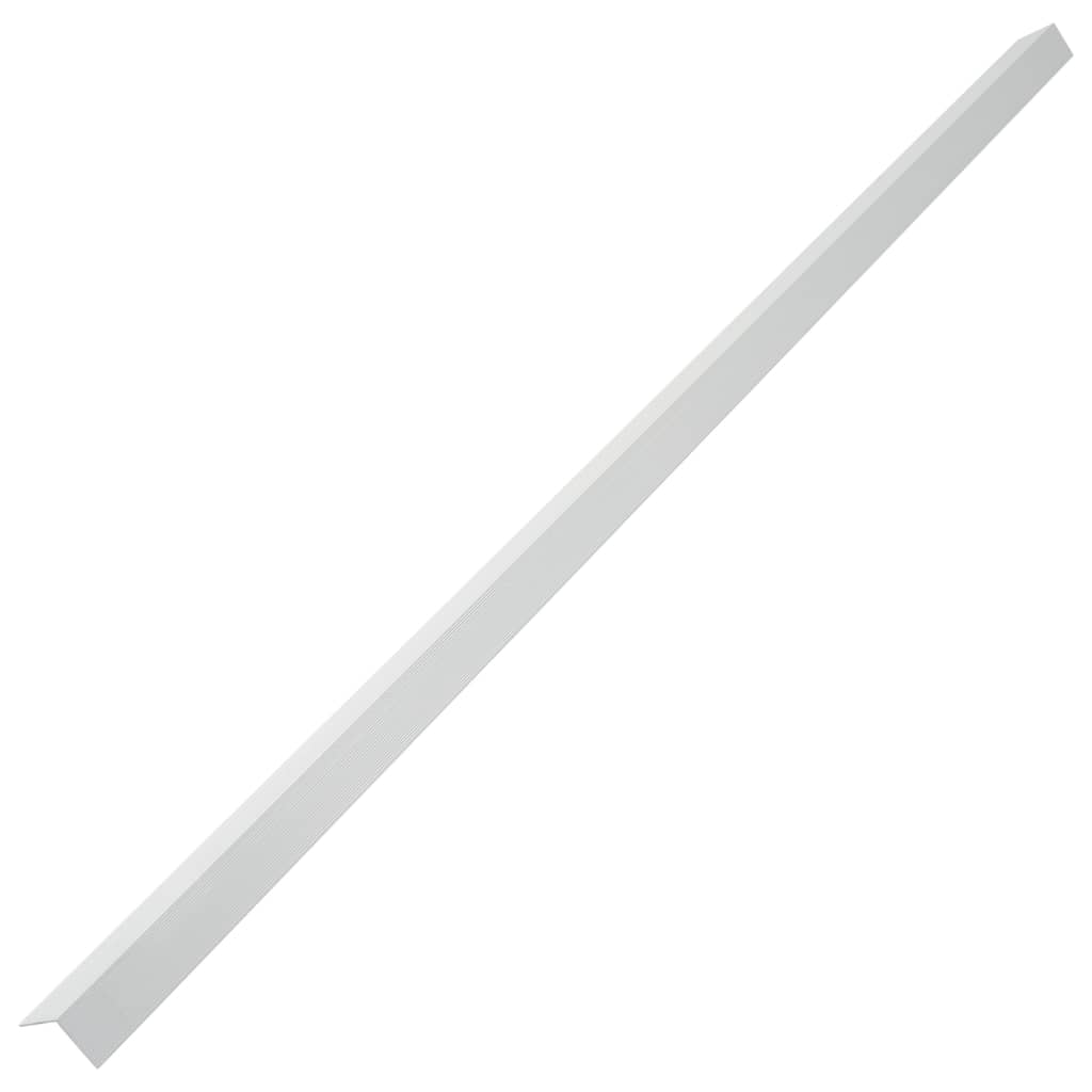 Reunuslauta 5 Kpl Alumiini 170 Cm Hopea