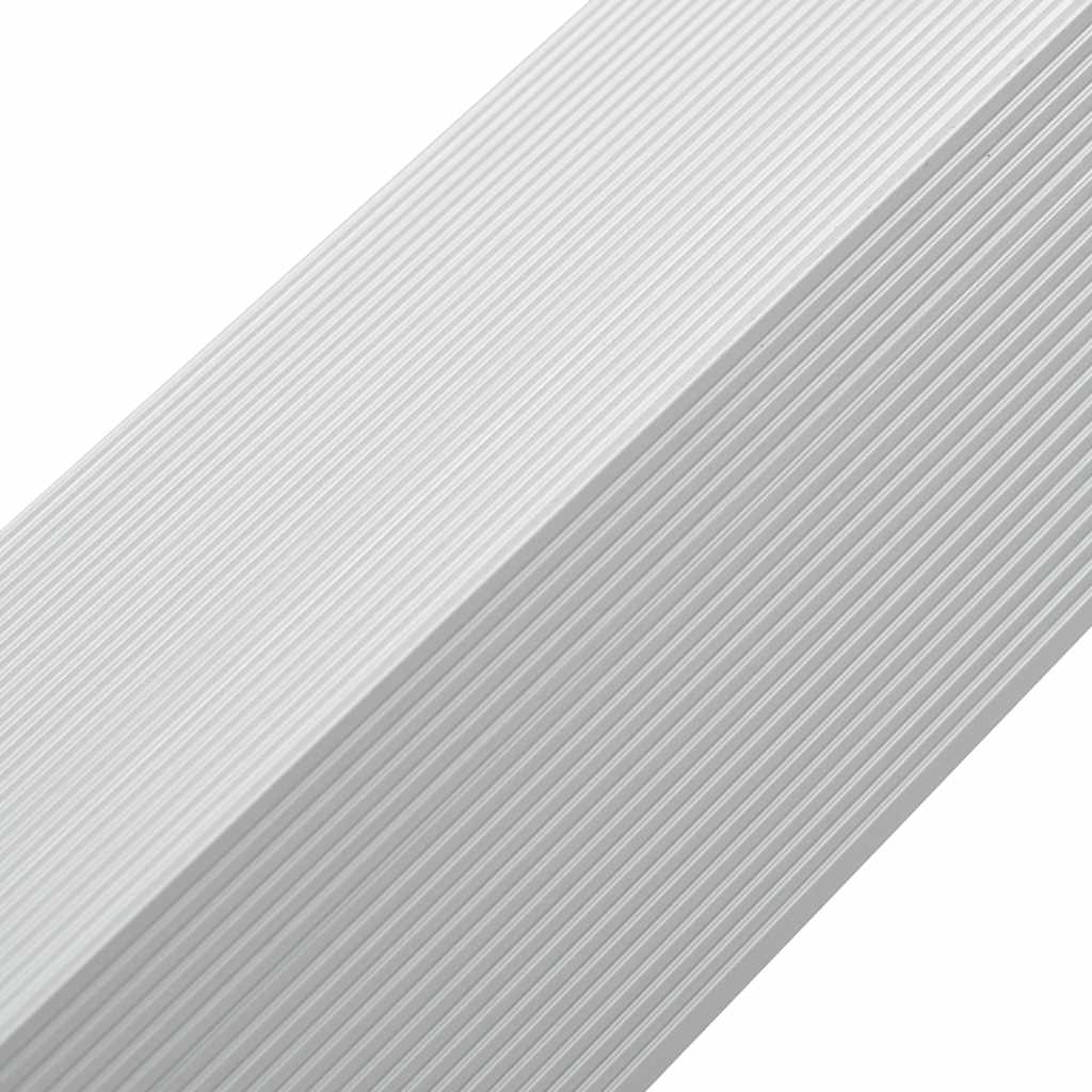 Reunuslauta 5 Kpl Alumiini 170 Cm Hopea
