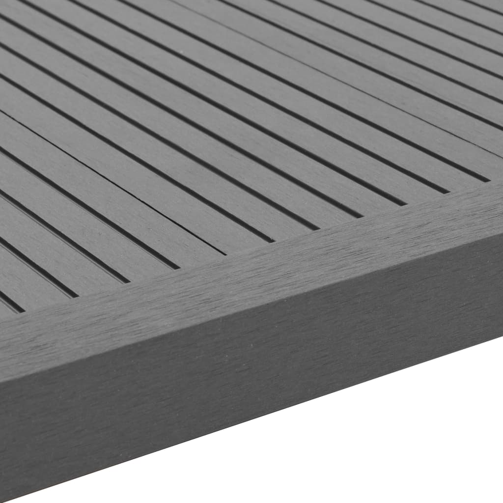 Terassin Reunuslauta Wpc 170 Cm Harmaa