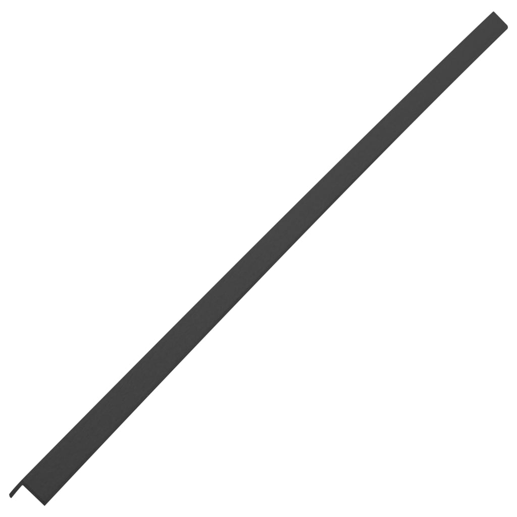 Terassin Reunuslauta Wpc 170 Cm Musta