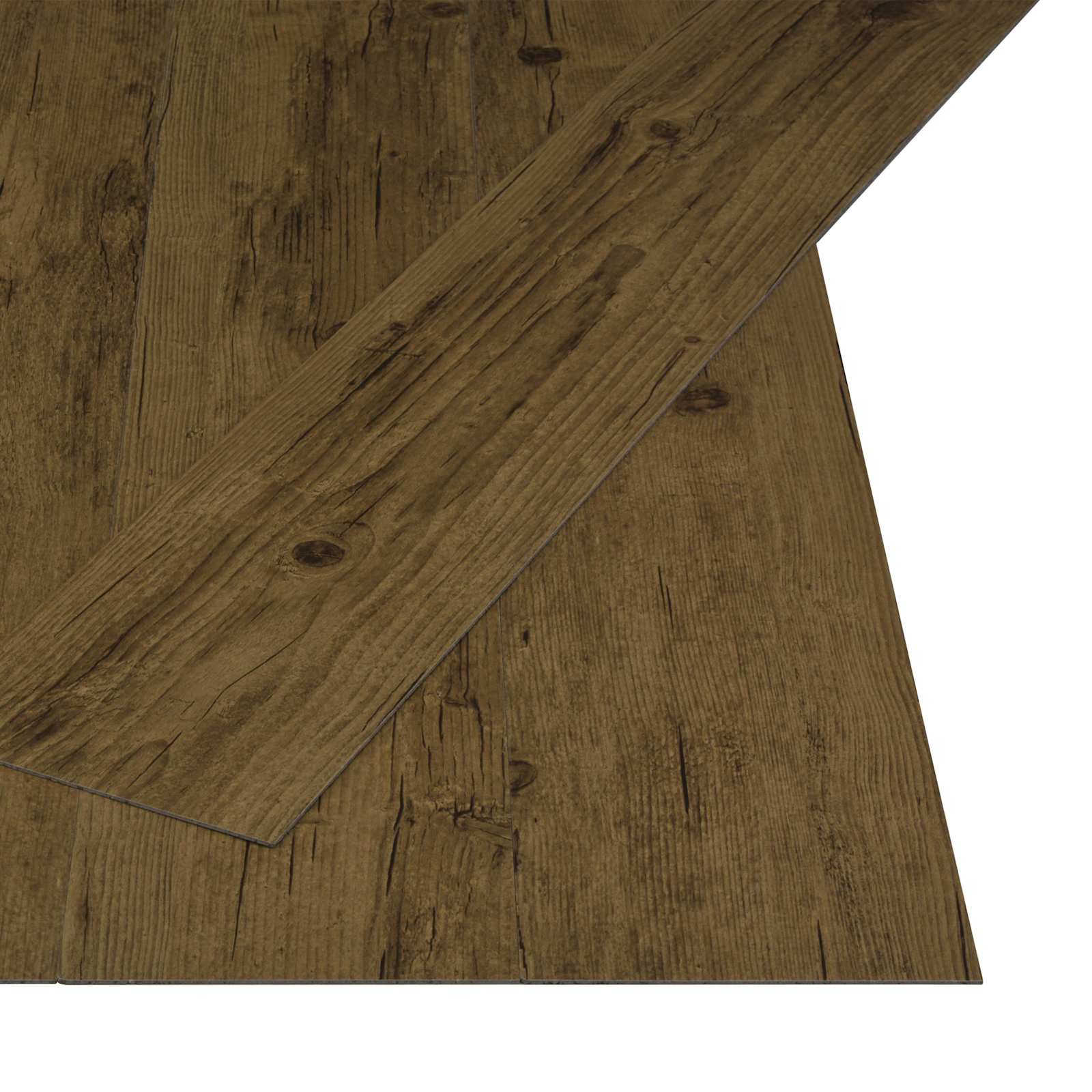 Itsekiinnittyvä Lattialauta 32 Pcs Luonnollinen Ruskea 4,46 M²