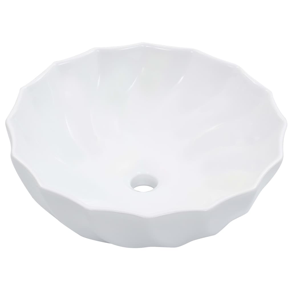 Pesuallas 46X17 Cm Keraaminen Valkoinen