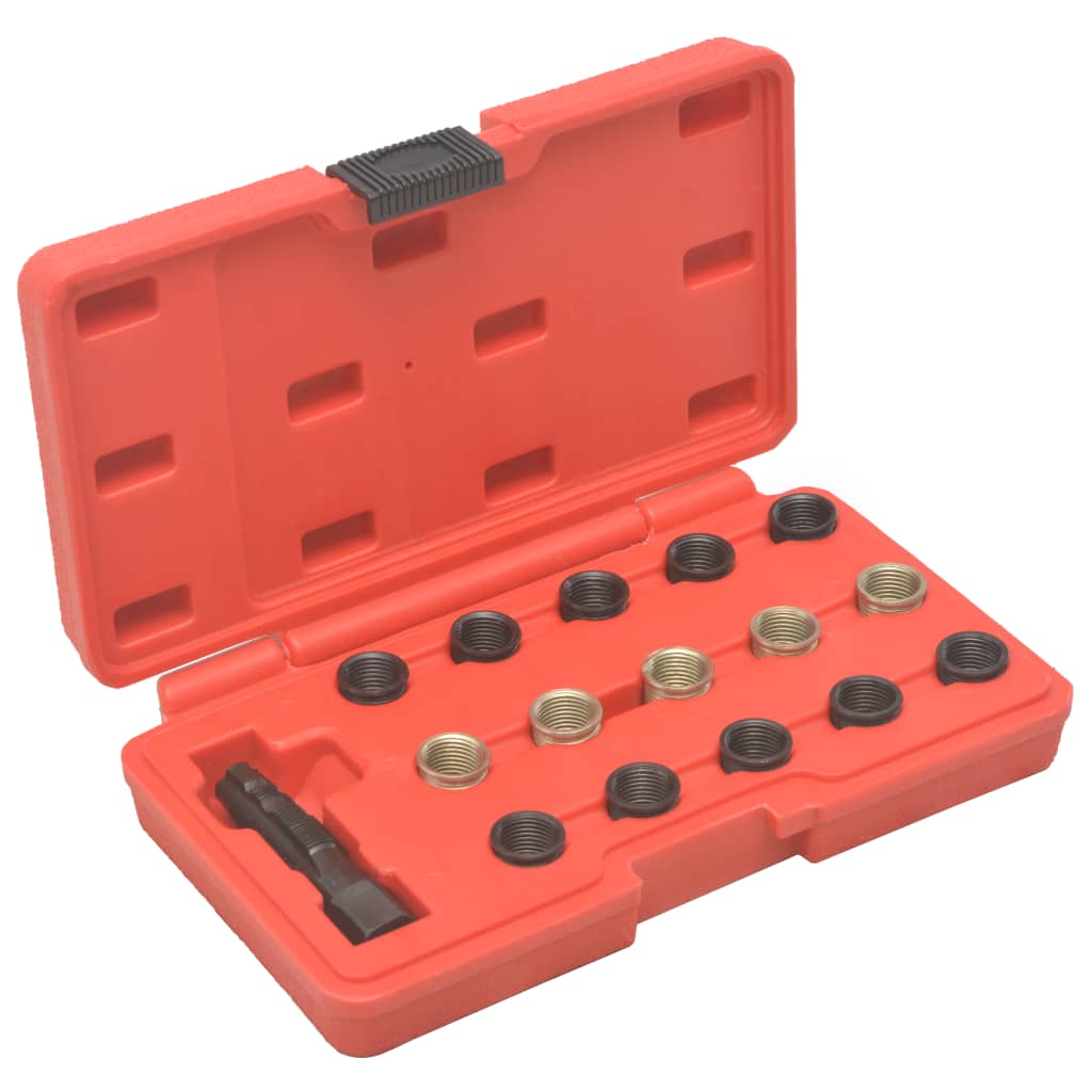 16-Osainen Hehkutulpan Kierteen Korjaustyökalusarja M14X1,25