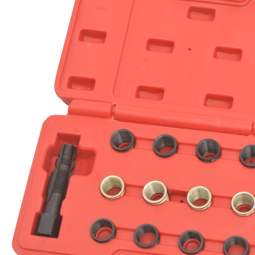 16-Osainen Hehkutulpan Kierteen Korjaustyökalusarja M14X1,25