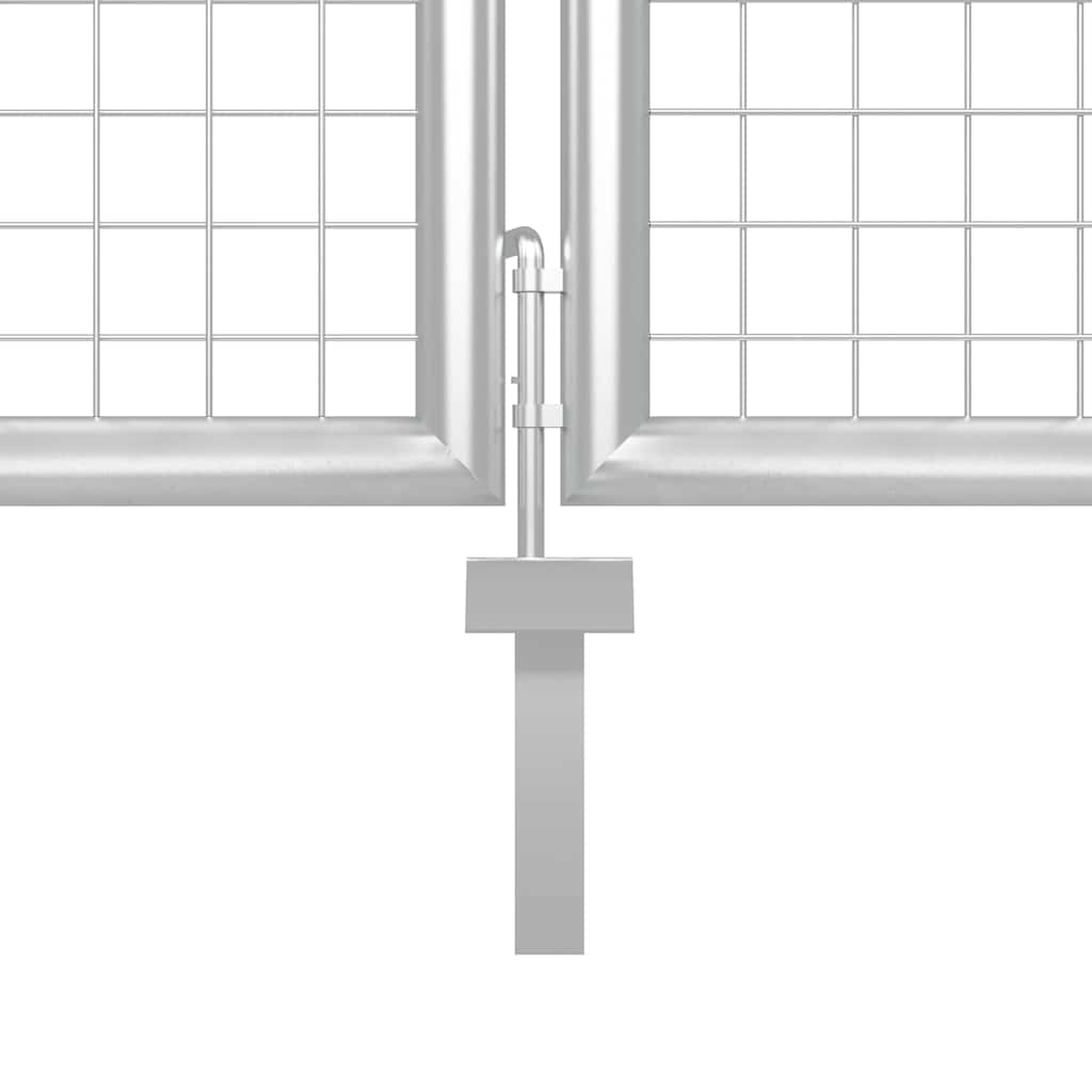Puutarhan Portti Teräs 350X175 Cm Hopea