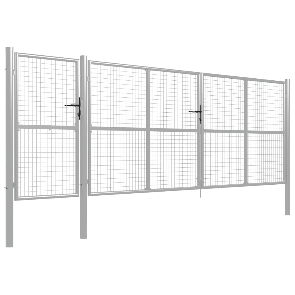 Puutarhan Portti Teräs 500X150 Cm Hopea