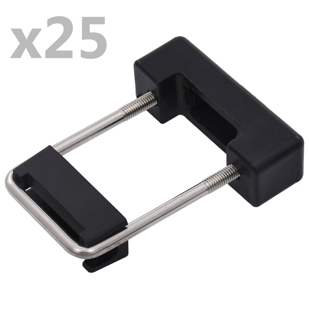 Aitatolpan U-Liitin 60X40 Mm 25 Sarjaa