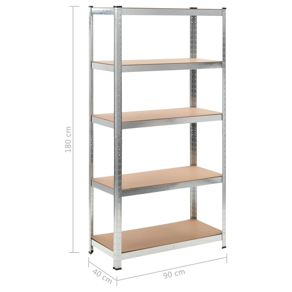 Varastohyllyt 2 Kpl 90X40X180 Cm Mdf