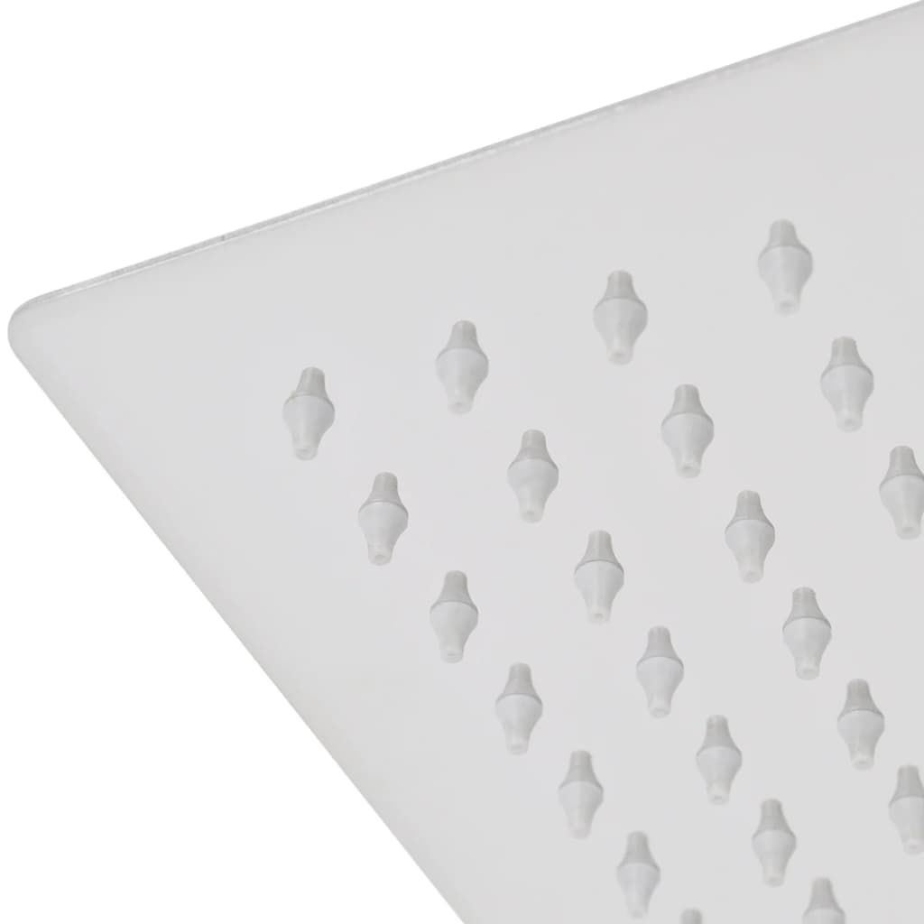 Sadesuihkupää 2 Kpl Ruostumaton Teräs 20X20 Cm