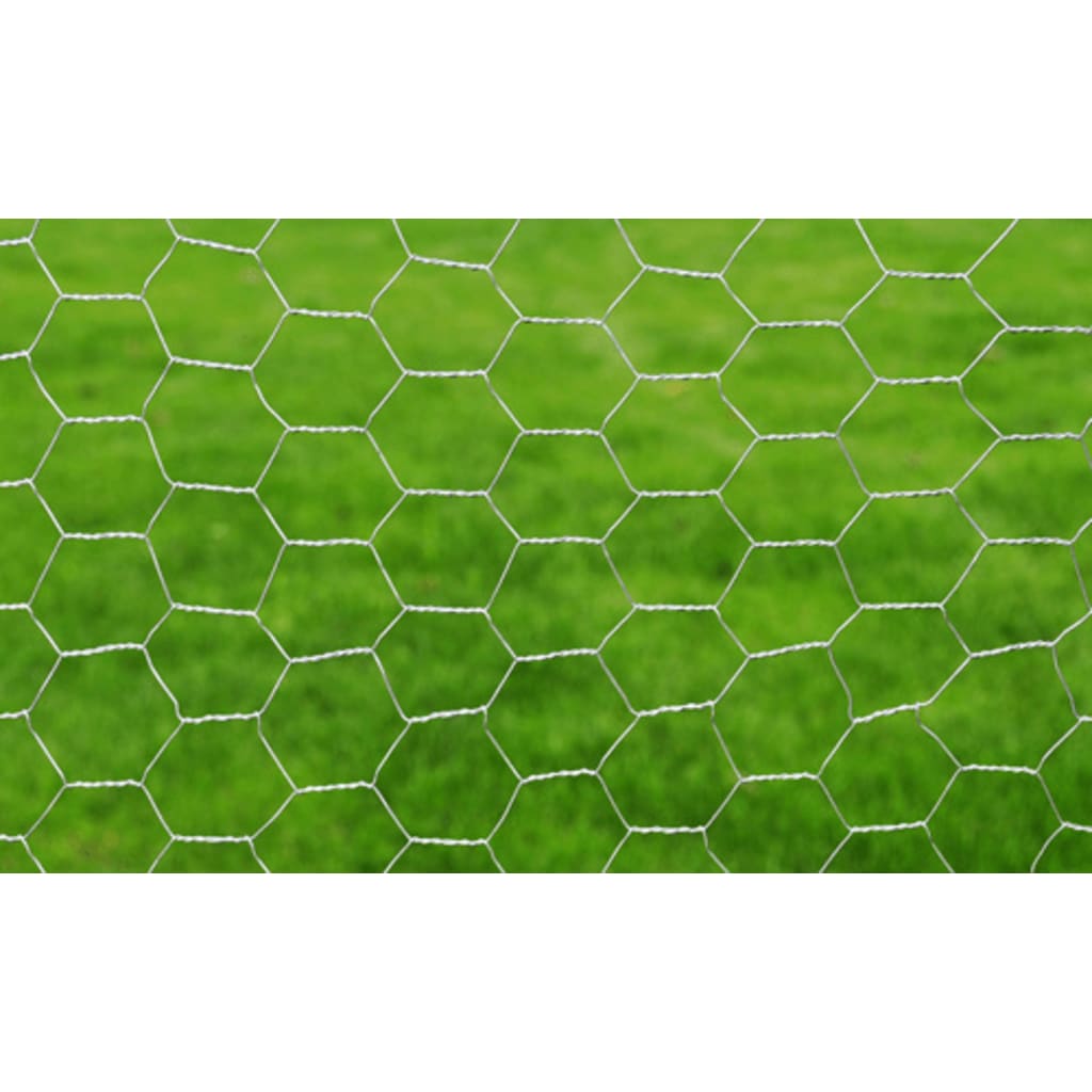 Kanaverkko Galvanoitu Teräs 25X1 M Hopea