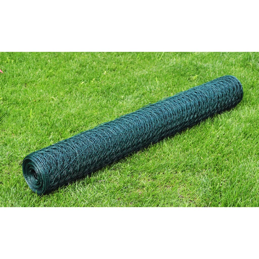 Kanaverkko Pvc Pinnoitteella 25X0,75 M Vihreä