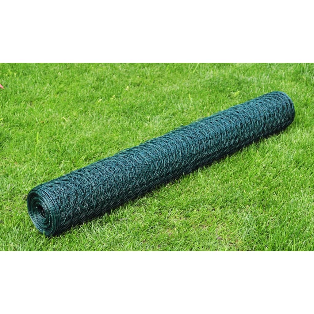 Kanaverkko Pvc Pinnoitteella 25X0,75 M Vihreä