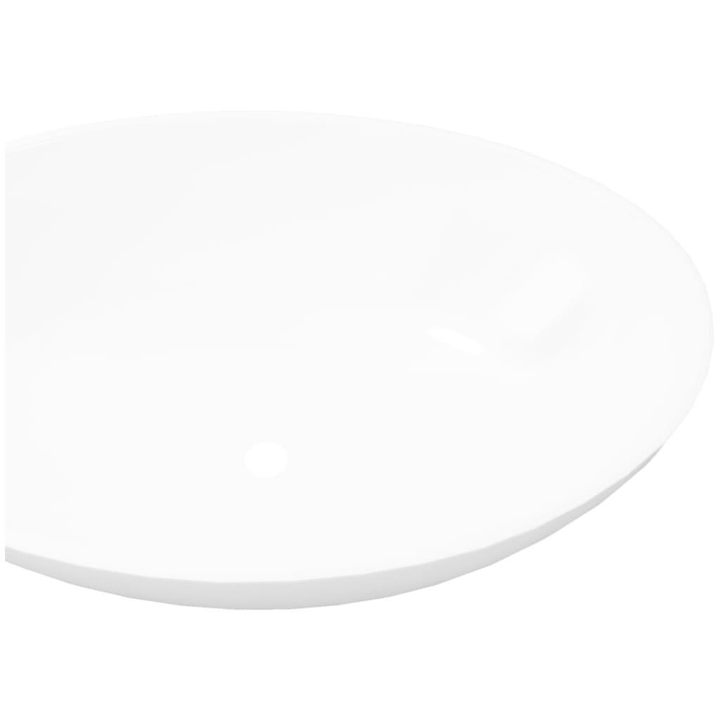 Ylellinen Keraaminen Pesuallas Soikea 40X33 Cm Valkoinen