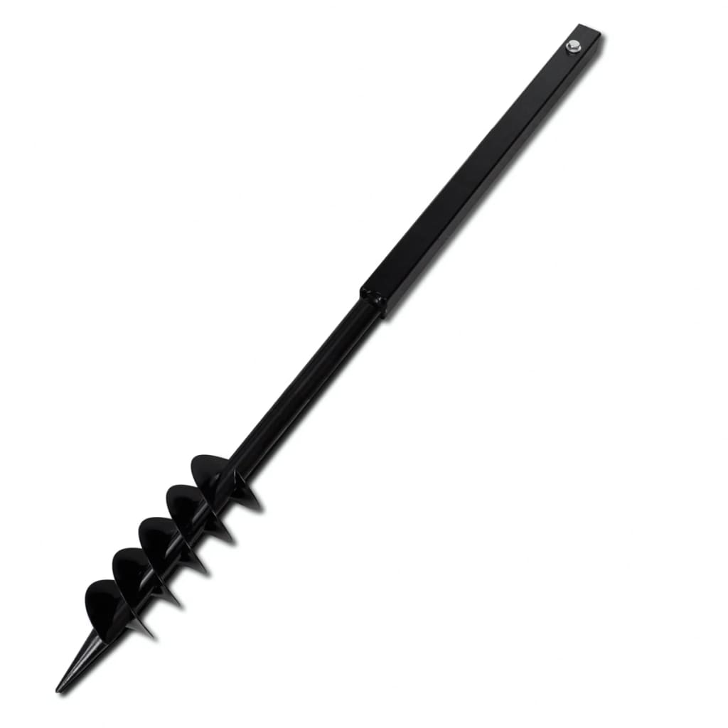 Maapora Kahvalla Kaira Bitti 80 Mm Kaksois-Spiraali Teräs Musta