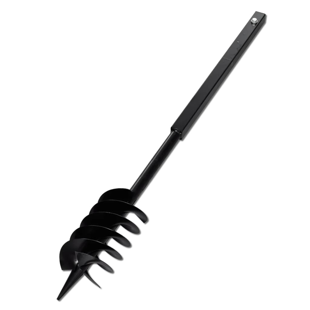 Maapora Kahvalla Kaira Bitti 120 Mm Kaksois-Spiraali Teräs Musta