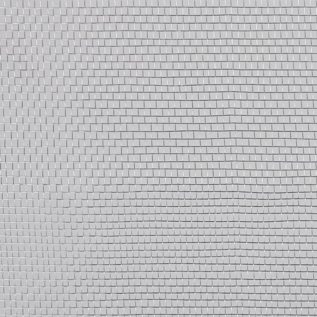 Verkkosuoja Alumiini 100X1000 Cm Hopea