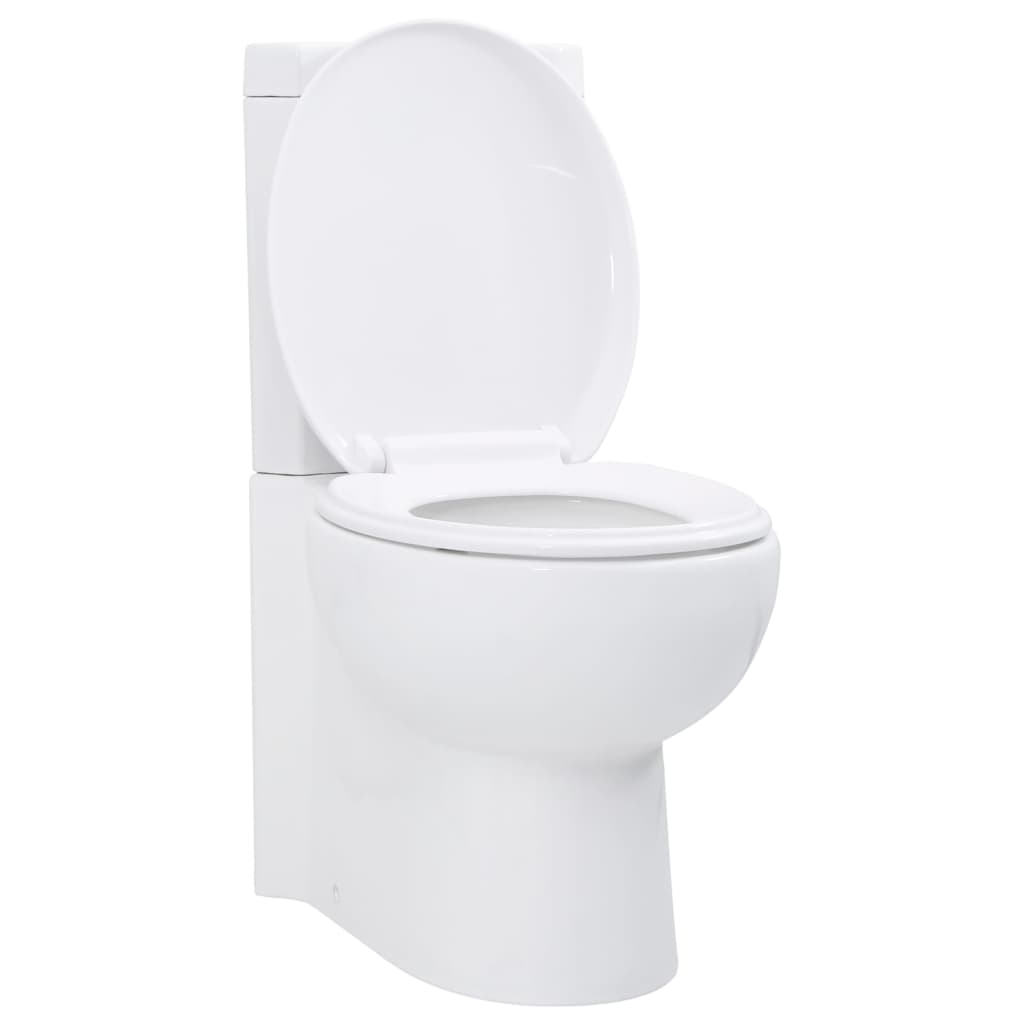 Keraaminen Wc-Istuin Kulma Valkoinen
