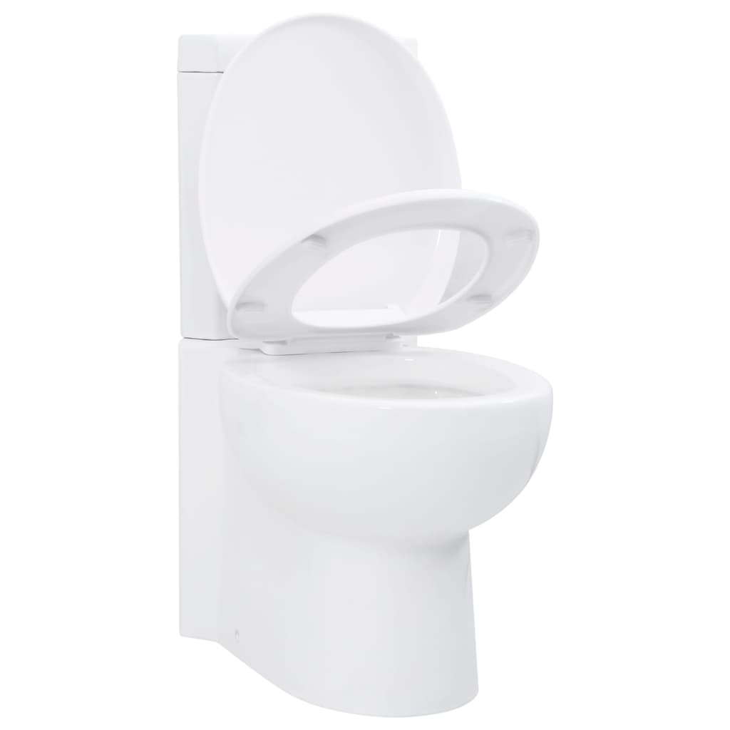 Keraaminen Wc-Istuin Kulma Valkoinen