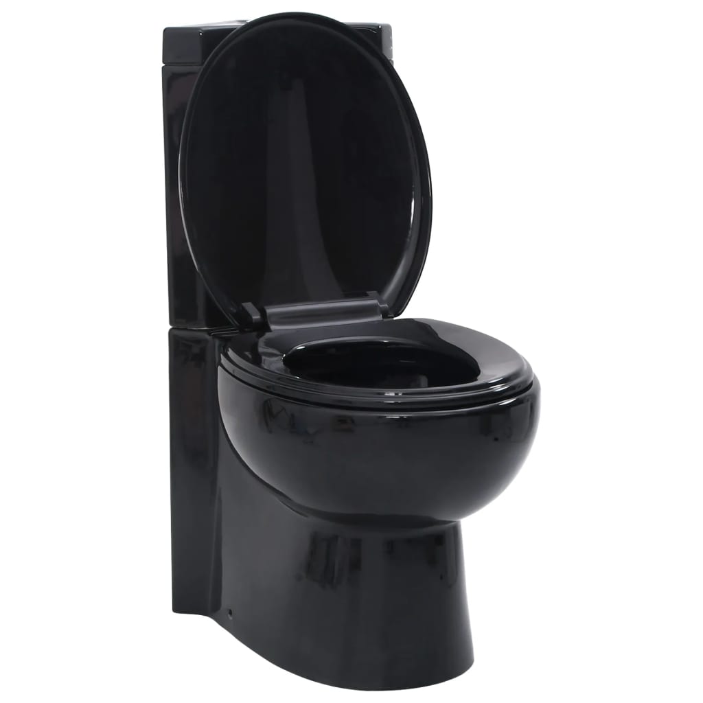 Keraaminen Wc-Istuin Kulma Musta