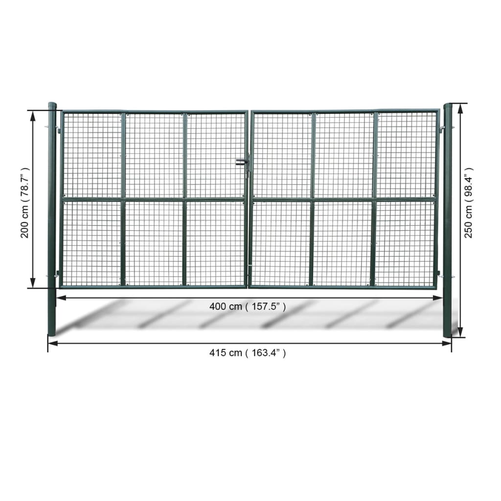 Verkkoportti Puutarhaan 400X200 Cm