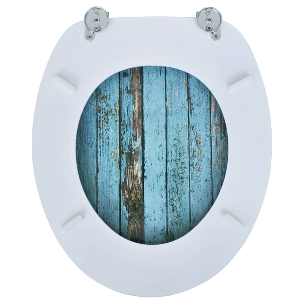 Wc Istuimen Kansi Mdf Vanha Puu Kuviointi