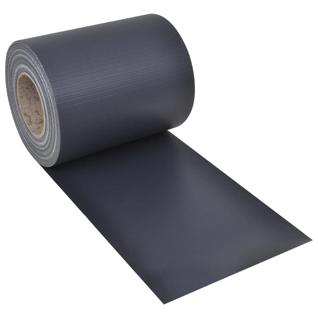 Puutarhan Yksityisyyden Suoja Pvc 70X0,19 M Tummanharmaa