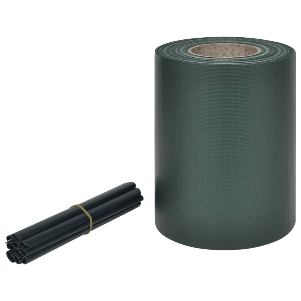 Puutarhan Yksityisyyden Suoja Pvc 70X0,19 M Vihreä