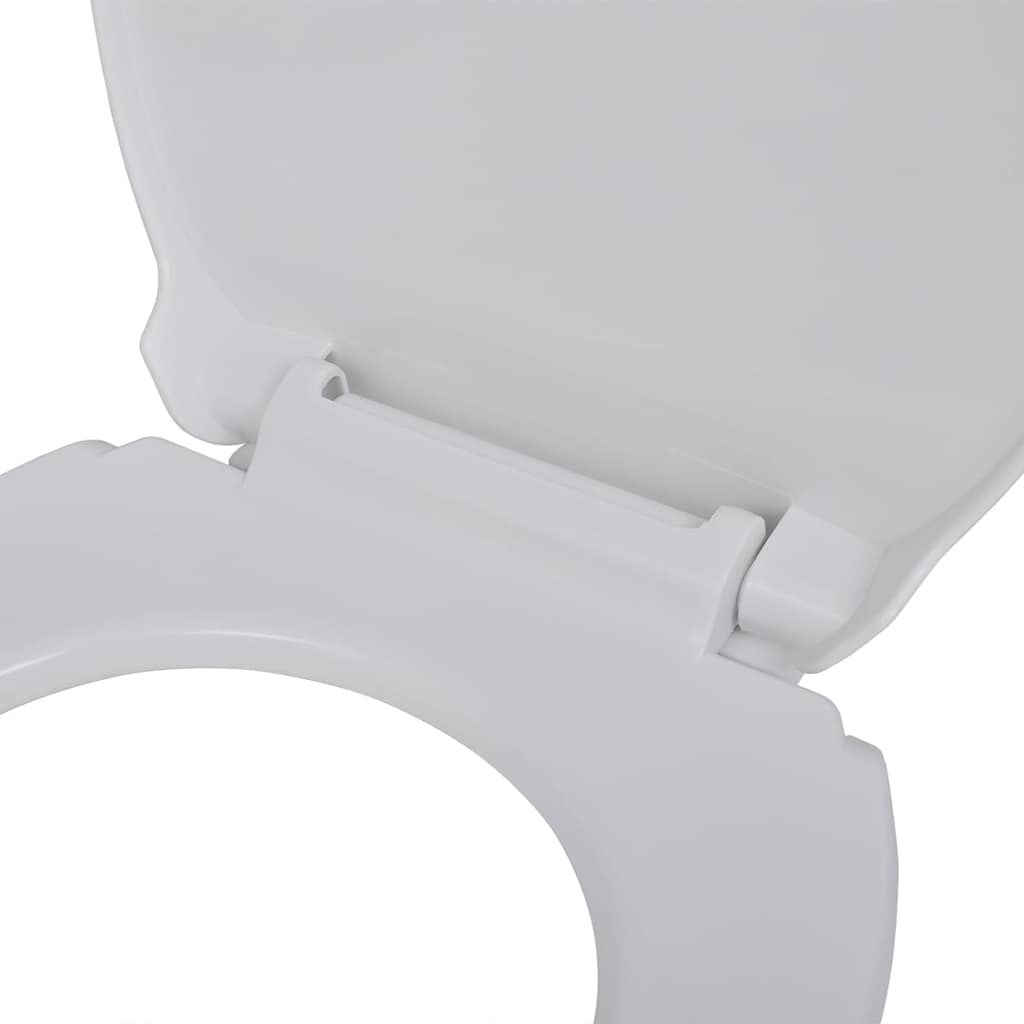 Wc-Istuin Pehmeästi Sulkeutuva Valkoinen Soikea