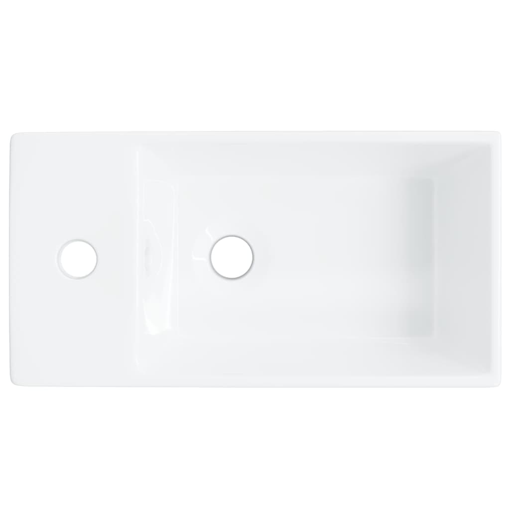 Pesuallas Valkoinen 48X25X15 Cm Keraaminen
