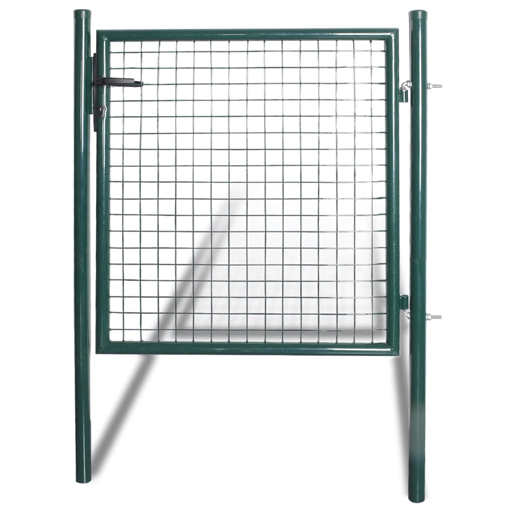 Yksiovinen Aitaportti 100X100 Cm Pulverimaalattu Teräs