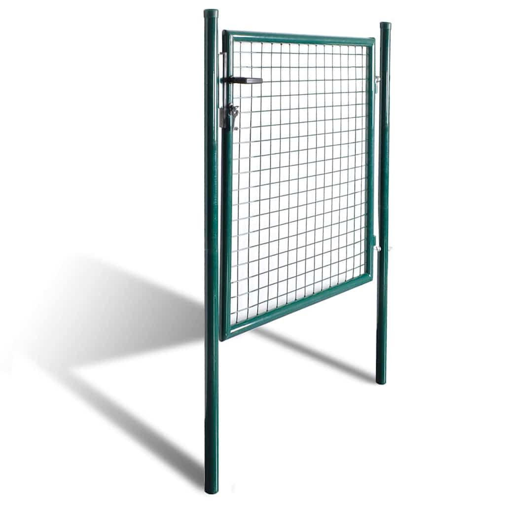 Yksiovinen Aitaportti 100X100 Cm Pulverimaalattu Teräs