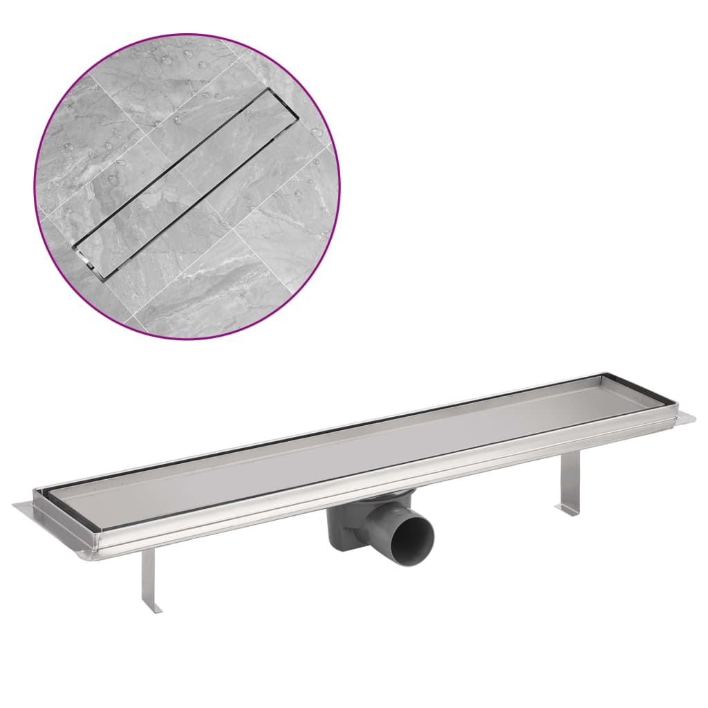 Lineaarinen Suihkukaivo 630X140 Mm Ruostumaton Teräs