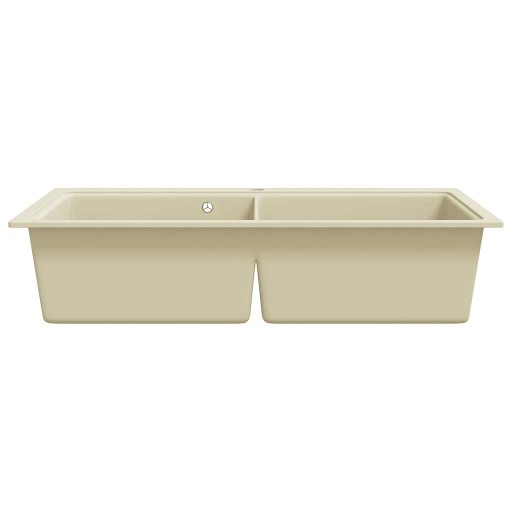 Keittiön Tuplapesuallas Graniitti Beige