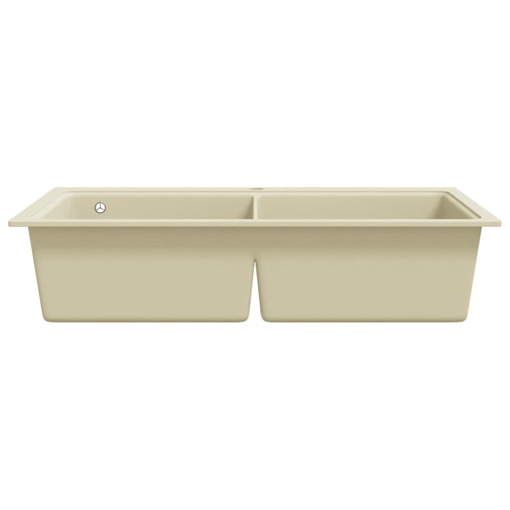 Keittiön Tuplapesuallas Graniitti Beige