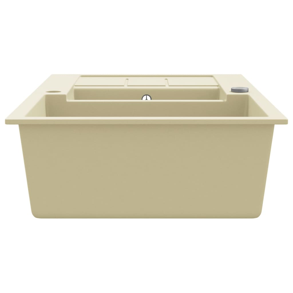 Keittiön Tuplapesuallas Graniitti Beige