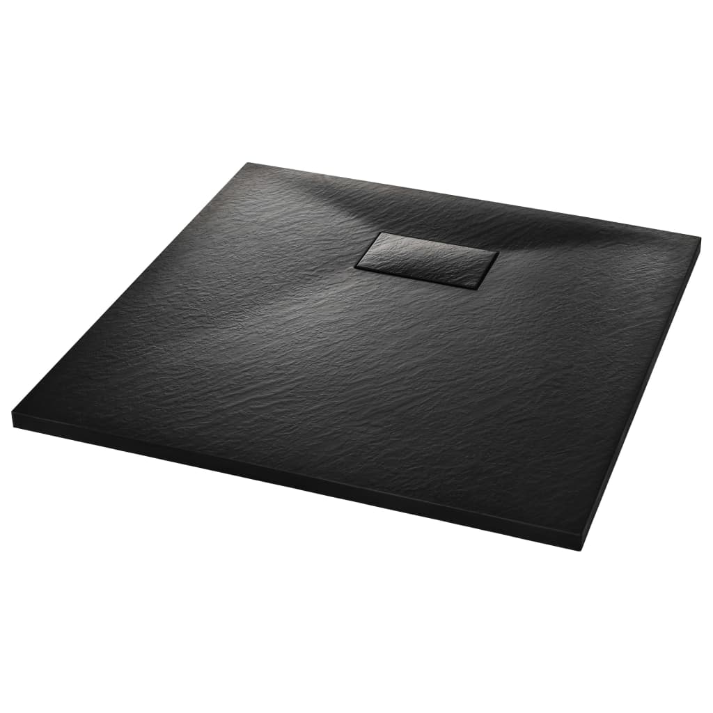 Suihkualusta 80X80 Cm Smc Musta