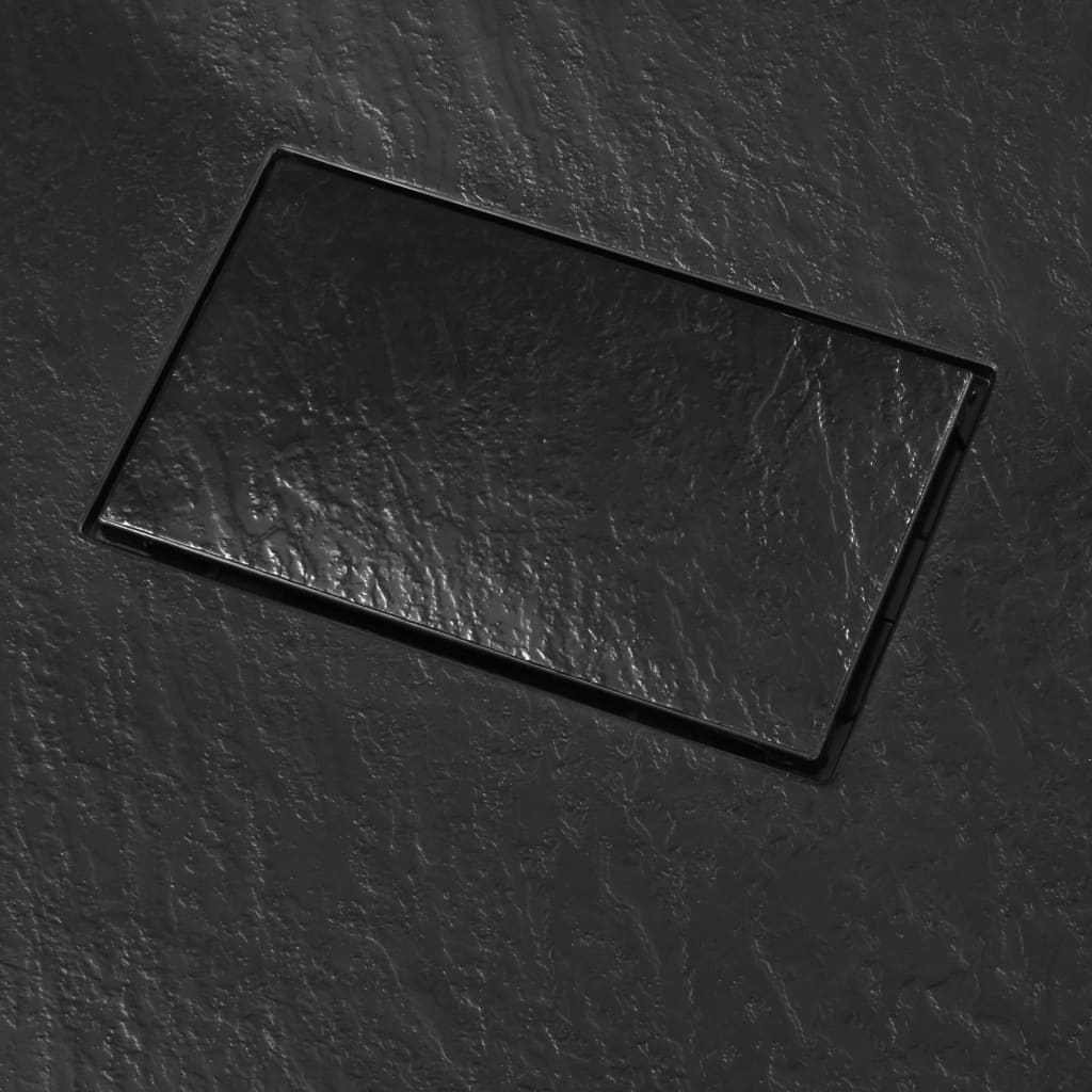Suihkualusta 80X80 Cm Smc Musta