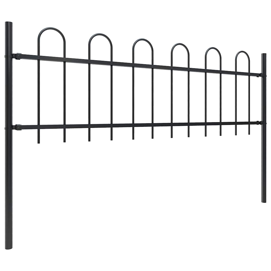 Puutarha-Aita Boxtel Kaarella Teräs 181X60 Cm Musta