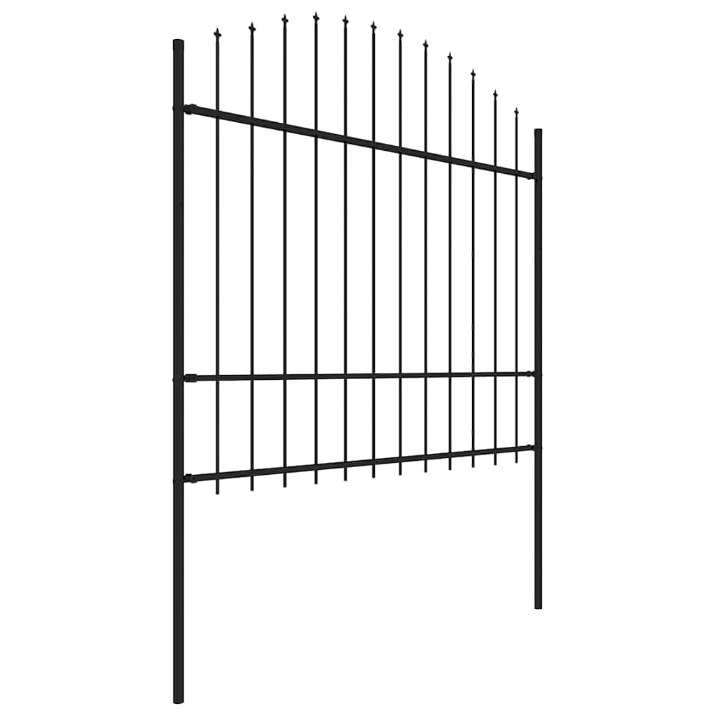 Puutarha-Aita Woerden Keihäskärkinen Teräs 170X175 Cm Musta