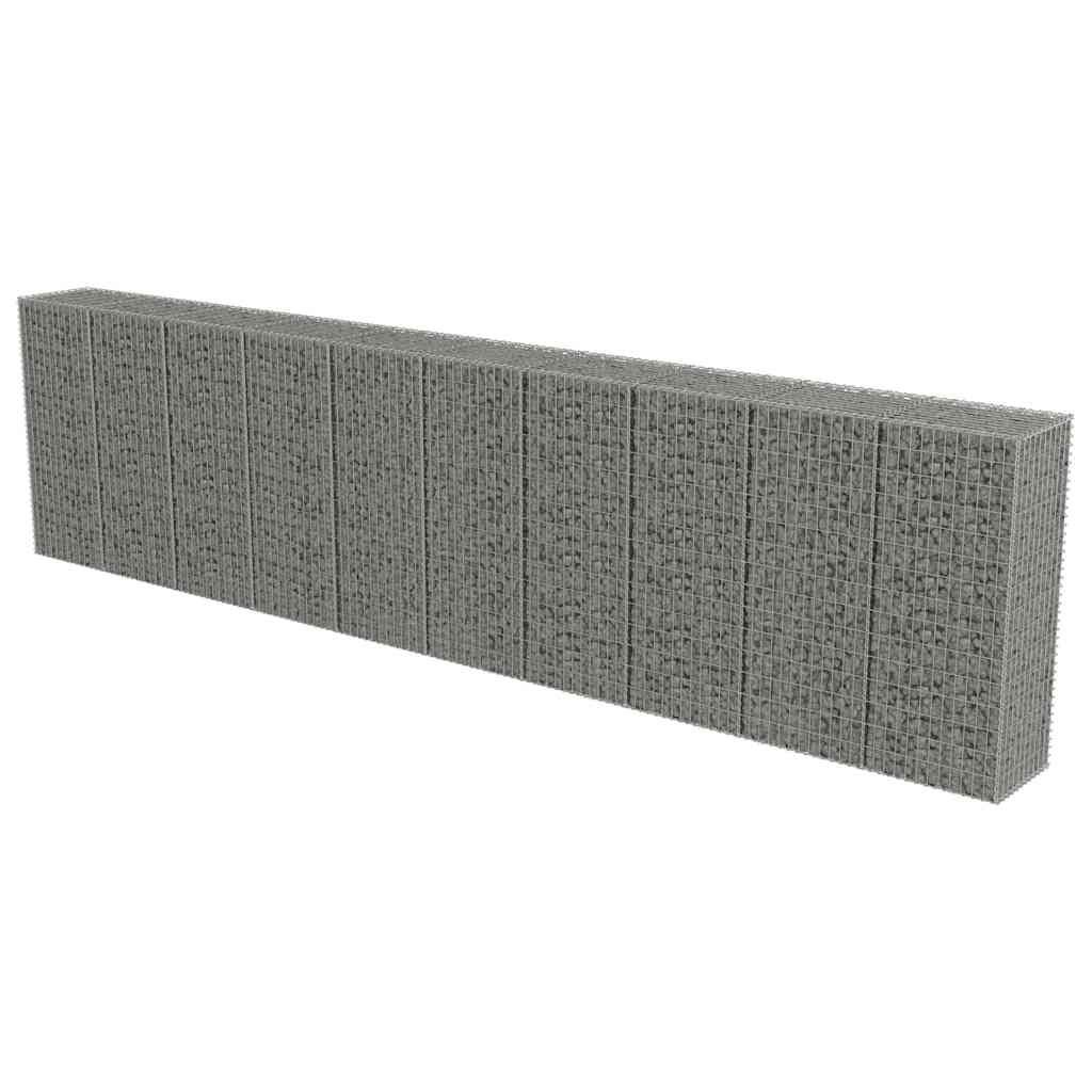 Gabion-Kivikori Kansilla Galvanoitu Teräs 600X50X150 Cm