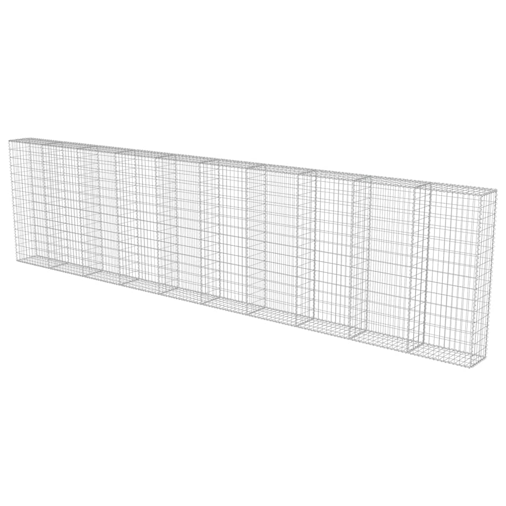 Gabion-Kivikori Kansilla Galvanoitu Teräs 600X30X150 Cm