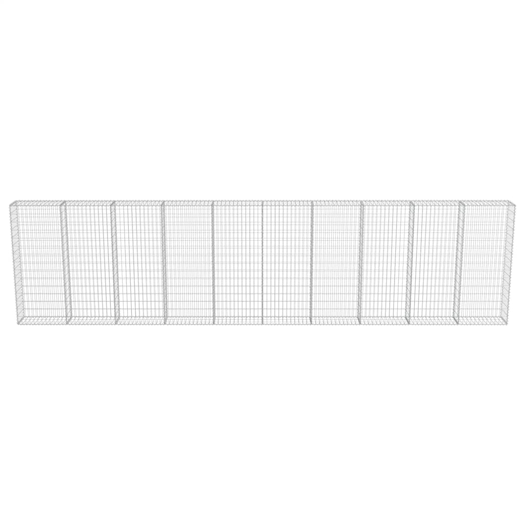 Gabion-Kivikori Kansilla Galvanoitu Teräs 600X30X150 Cm