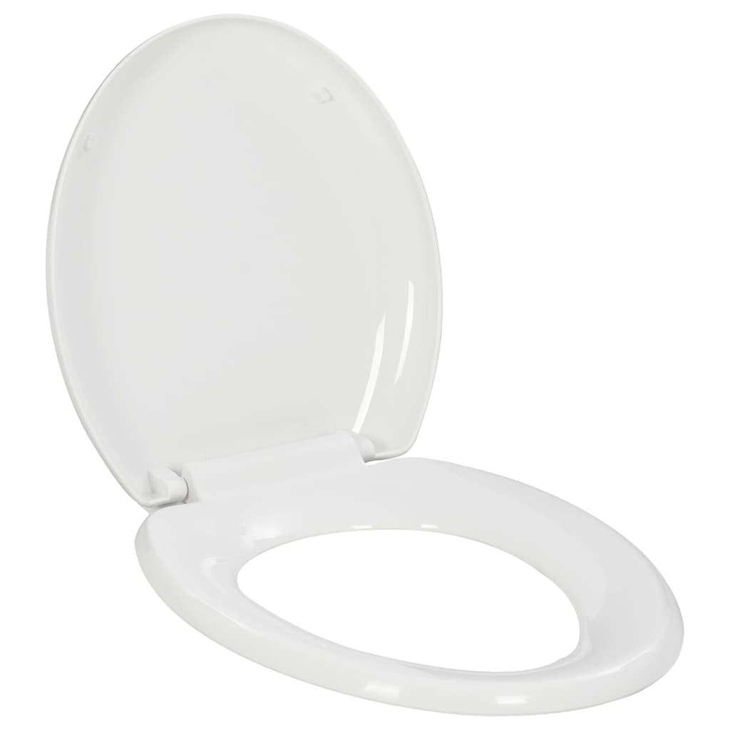 Soft-Close Wc-Istuin Pikakiinnityksellä Valkoinen