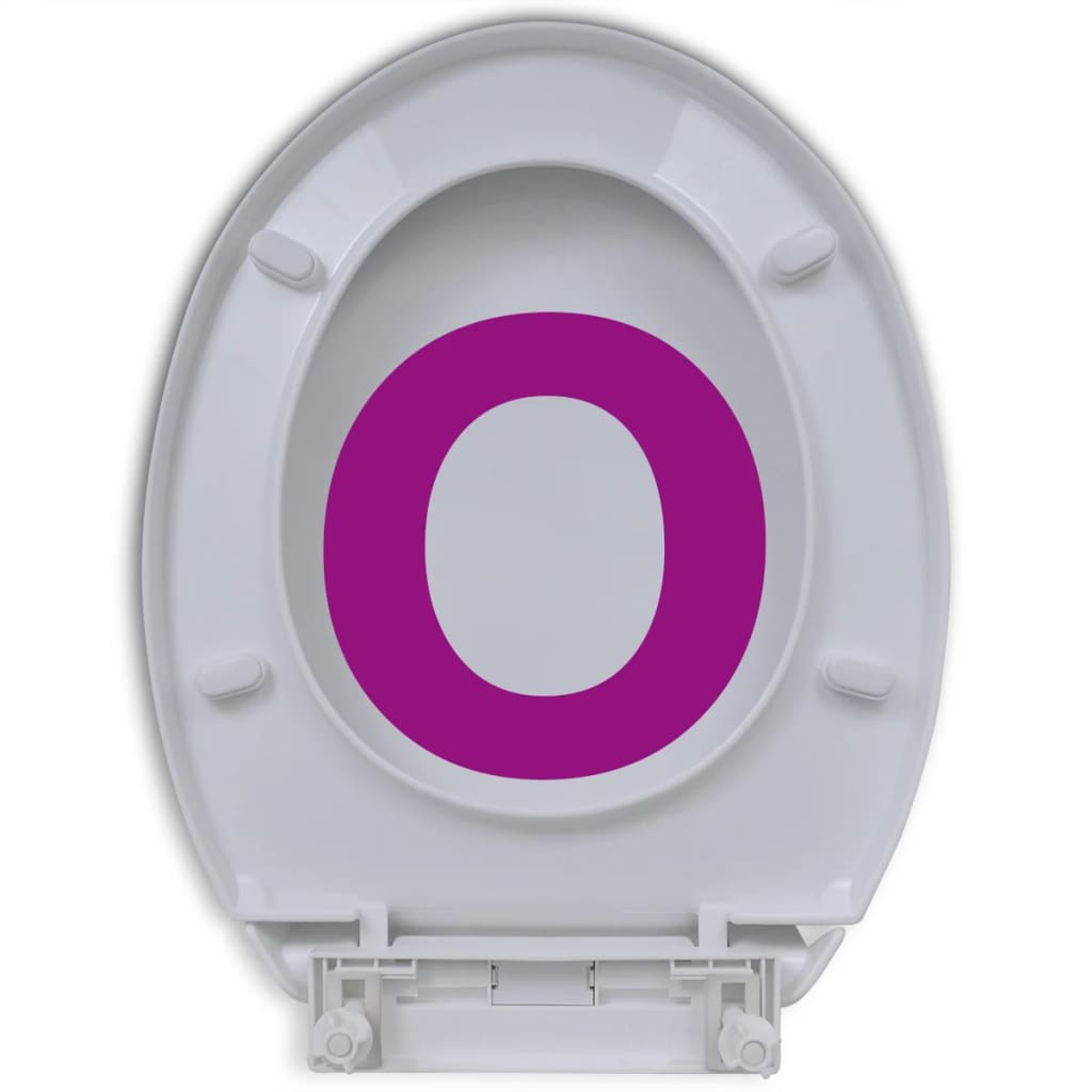Soft-Close Wc-Istuin Pikakiinnityksellä Valkoinen