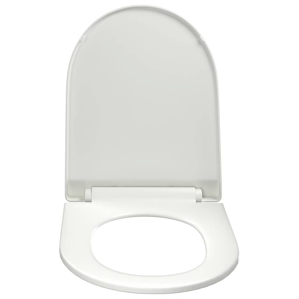 Soft-Close Wc-Istuin Pikakiinnityksellä Valkoinen
