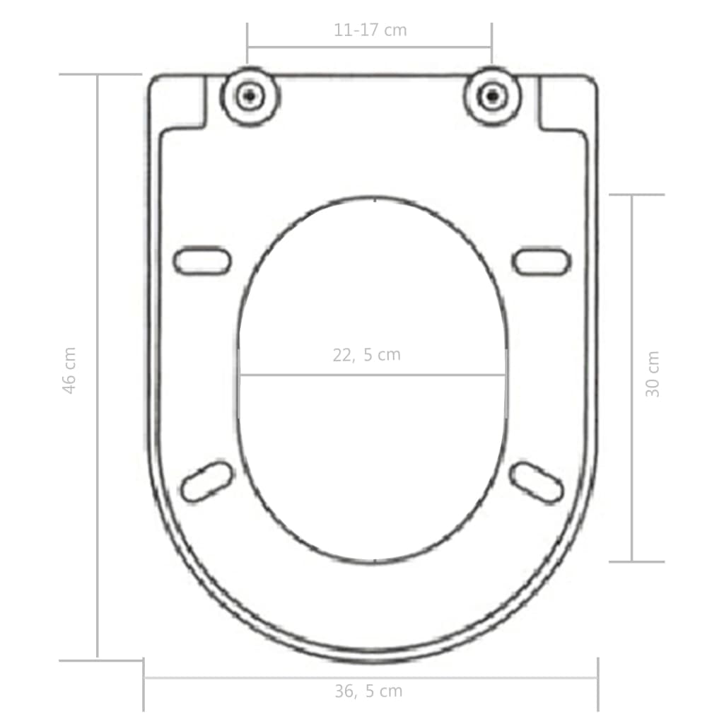 Soft-Close Wc-Istuin Pikakiinnityksellä Valkoinen