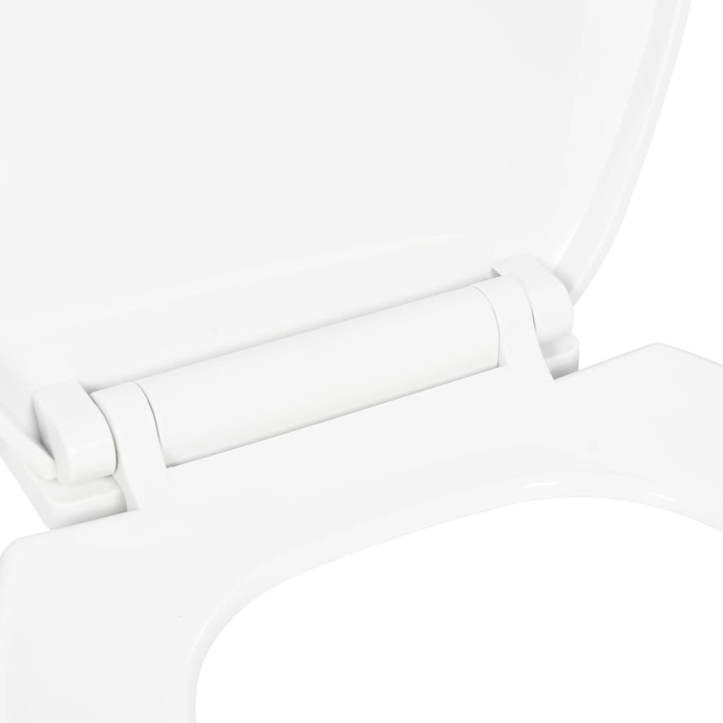 Soft-Close Wc-Istuin Pikakiinnityksellä Valkoinen