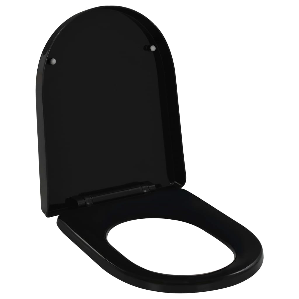 Soft-Close Wc-Istuin Pikakiinnityksellä Musta